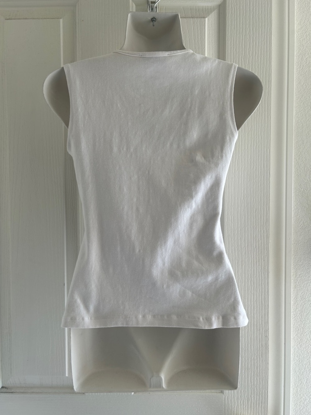 Dior Women's White Sleeveless Graphic Skirt Print - Picture 2 of 3